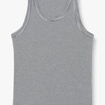 Petit Bateau Women's Iconic Cotton Vest Tank Top Striped Navy White Small Photo 0