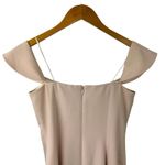 Jay Godfrey Downie Gown Midi Dress Nude Pink Off Shoulder Stretch Size 2 Photo 12
