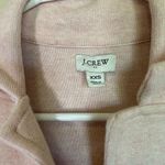 J.Crew Factory Knit Sweater Blazer Womens Sz XXS Light Pink Cotton Career G9309 Photo 1