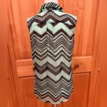 Wishful park Aqua & Black Chevron sleeveless top Photo 1