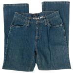 Bill Blass  Denim Jeans Boot Cut Stretch Blue Cotton Women's Size 6P Petite Photo 2