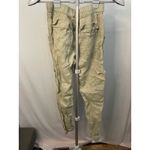 Nicole Miller ‎ Linen Joggers XS Drawstring Waist Cargo Pockets Casual Pants Photo 4
