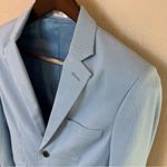 Calvin Klein  preppy women’s blazer jacket, light blue, classic,sz 18 Regular Photo 1