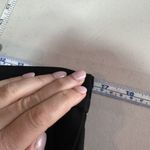 BCBG Tie Waist Wide Leg Pull On Black Cropped Pants‎ Culottes Size Large Hi Rise Photo 6