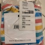 Beach Riot nwt  devin striped bikini top small Photo 1