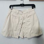 Free People NEW We the Free Midnight Sun Skort Mid Rise Beige 28 Twofer Rigid Photo 0