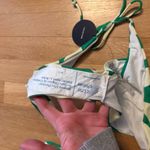 Lulus Beachy Bestie Green & Yellow Abstract Side Tie Bikini Bottoms Size XL NWT Photo 5