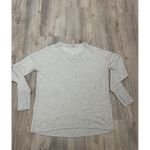 Athleta  Coaster Luxe Sweatshirt Women Gray Long Sleeve Thumbhole Pullover Size S Photo 3