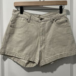 Harley Davidson Ladies Khaki Shorts Size 10 Vintage Made In USA Motorcycle Tan Photo 0