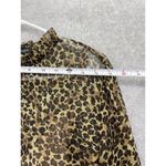 ZARA  Women's Dress Sheer Lined Animal Print Size Medium Long Sleeve Photo 7