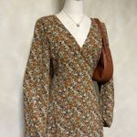 Molly Bracken Floral Long Sleeve Midi Dress – Brown/Autumn Print Photo 3