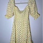 Faithfull the Brand Sage Mini Dress in Santa Maria Floral Yellow Sz XS Photo 8