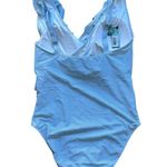 Kindred Bravely Ruffle Wrap Maternity & Nursing One Piece Swimsuit Blue Size undefined Photo 5