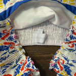 Sugar Lips Olympia Colorful Floral Ruffle Tiered Mini Dress ~ Size Medium ππ Photo 8