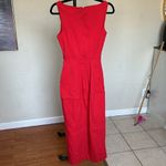 House Of CB  'Cece' Red Rose Plunge Maxi Dress NWOT size‎ S Photo 4