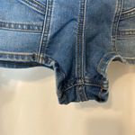 Free People Blue Denim Love Radar High Rise Waist Mini Festival Jean Shorts Photo 3