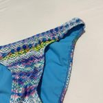 Venus Women’s  Blue Multicolor Swimsuit Bikini Bottom Sz 2 NWOT Photo 2