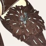 Ramon Tenza cute brown suede pointy tied kitten heels! Size undefined Photo 2