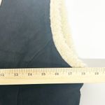 NWT I Am Womens Vintage Genuine Suede Sherpa Lined Plaid Flannel Vest Size M Blue Size M Photo 8