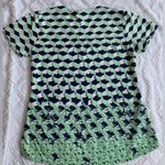 Grey's Anatomy Geometric Grey’s Anatomy Scrub Top Photo 3