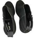 Toms Tom’s Waterproof Black Wedge Ankle Leather/Nylon Boots(Size 8.5) Photo 1
