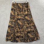 Elementz  Maxi Skirt Chiffon Animal Print Abstract Fairy Grunge Stretch Women's M Photo 2