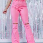Boutique Flared Jeans Pink Size L Photo 0