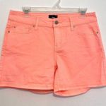 Gap Factory Neon Coral Pink / Orange Cotton 5" In inseam Preppy Short Shorts 4 Photo 0