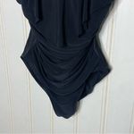 MagicSuit Solid Isabel Tummy Control Ruffle Front One Piece Swimsuit 190 Black Size 10 Photo 4