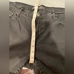 Levi's Levi’s 505 Size 12 Straight Leg Black Denim Zip Up Classic Jeans Photo 7