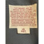 Vintage 90s London Towne Pale Blue Trench‎ Coat Overcoat Womens Size 10P Photo 2