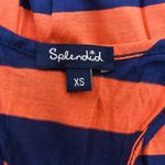 Splendid  Swim Women's Navy/Orange Striped Maxi Dress NEW Photo 7