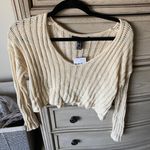 Forever 21 Croped Tan Sweater Photo 0
