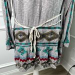 Johnny Was  embroidered‎ floral long sweater cardigan size small boho Photo 4