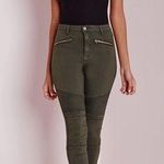 Missguided Sinner High Waisted Skinny Biker Jeans Photo 7