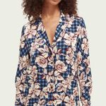 Scotch & Soda  Plaid Hawaiian Blouse  Photo 0