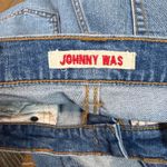 Johnny Was  The Cropped Baby Boot Jeans Mid Rise Slim Fit Embroidered Size 25 Photo 5