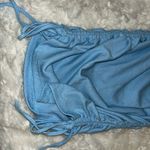 SheIn NWOT Blue Drawstring Short Dress One Shoulder Photo 2