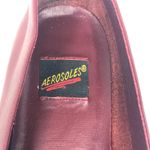 Aerosoles Red Wine Square Deal Soft Leather Loafers - Size 7.5 - Women Photo 10