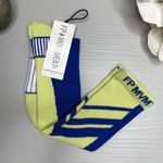 Free People  knee high socks blue yellow compression socks Photo 0