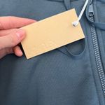 New With Tags Popflex Zip Up Hoodie Sweatshirt in Denim Blue size XXS/XS Gray Photo 2