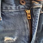 Lucky Brand "The cutoff" distressed high rise shorts sz 4/27 Blue Bandana Festiv Photo 7