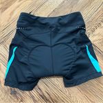 Baleaf  Women’s Padded Cycling Shorts Medium Black Turq 3D Chamois Bike Pockets Photo 5