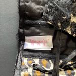VAACODOR Women’s Leopard Print Corset Side Zip Back Tie Lace Bows Sz XXL Y2K EUC Black Photo 6