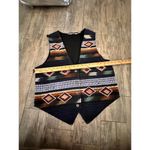 Jane Ashley Vintage  Women's Southwest Cowboy Vest Size Medium embroidered 90s Photo 5