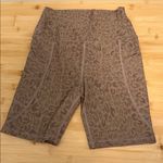 Scorpio Sol  Size Extra Small XS Mocha Leopard Print Women's Shorts Bike Short Photo 0