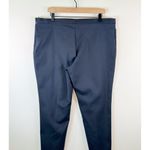 Akris  Punto Womens Dress Pants Blue Side Zip Stretch Slacks Trousers Size 16 Photo 6