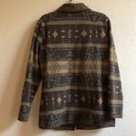Upcountry Du Monde Tribal Fleece Style Jacket Full Zip Women's‎ Size Medium Tan Photo 6