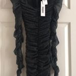 Jonathan Simkhai Ruched Mesh Midi Dress Photo 5