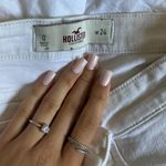 Hollister White Ripped Jeans Photo 2
